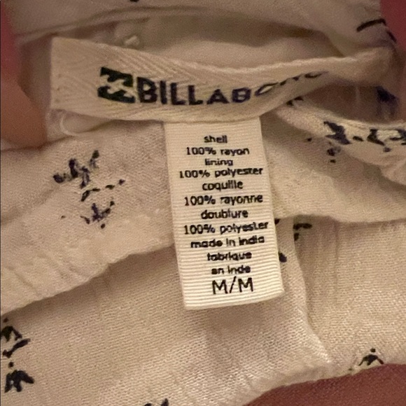 Billabong Cream Mini Dress with Tiny Black Motif - Picture 7 of 7